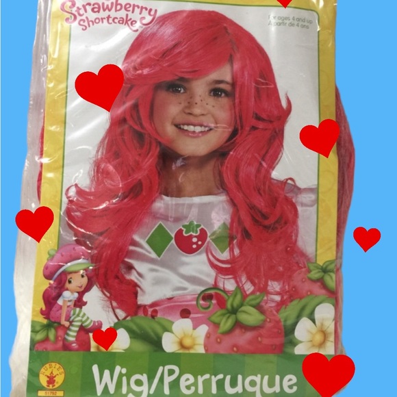 New🍓Strawberry Shortcake costume wig. - Picture 6 of 6
